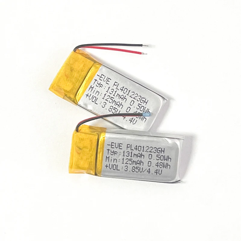 PL401223GH Zamienna bateria 131mAh Litowo-polimerowa do Xiaomi Band 3 4 5 6, bransoletka, wymaga spawania dwóch przewodów. — zdjęcie produktu 4