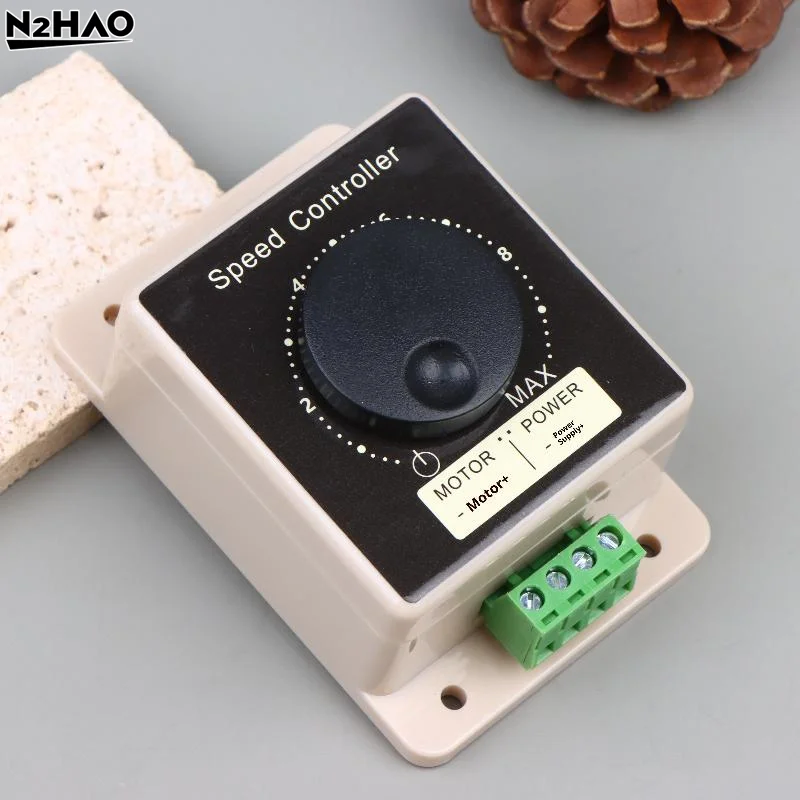 1PCS PWM DC12V-48V 20A High Power Motor Adjustable Speed Controller Waterproof DC Regulator For E-Bike Robot Industrial Use
