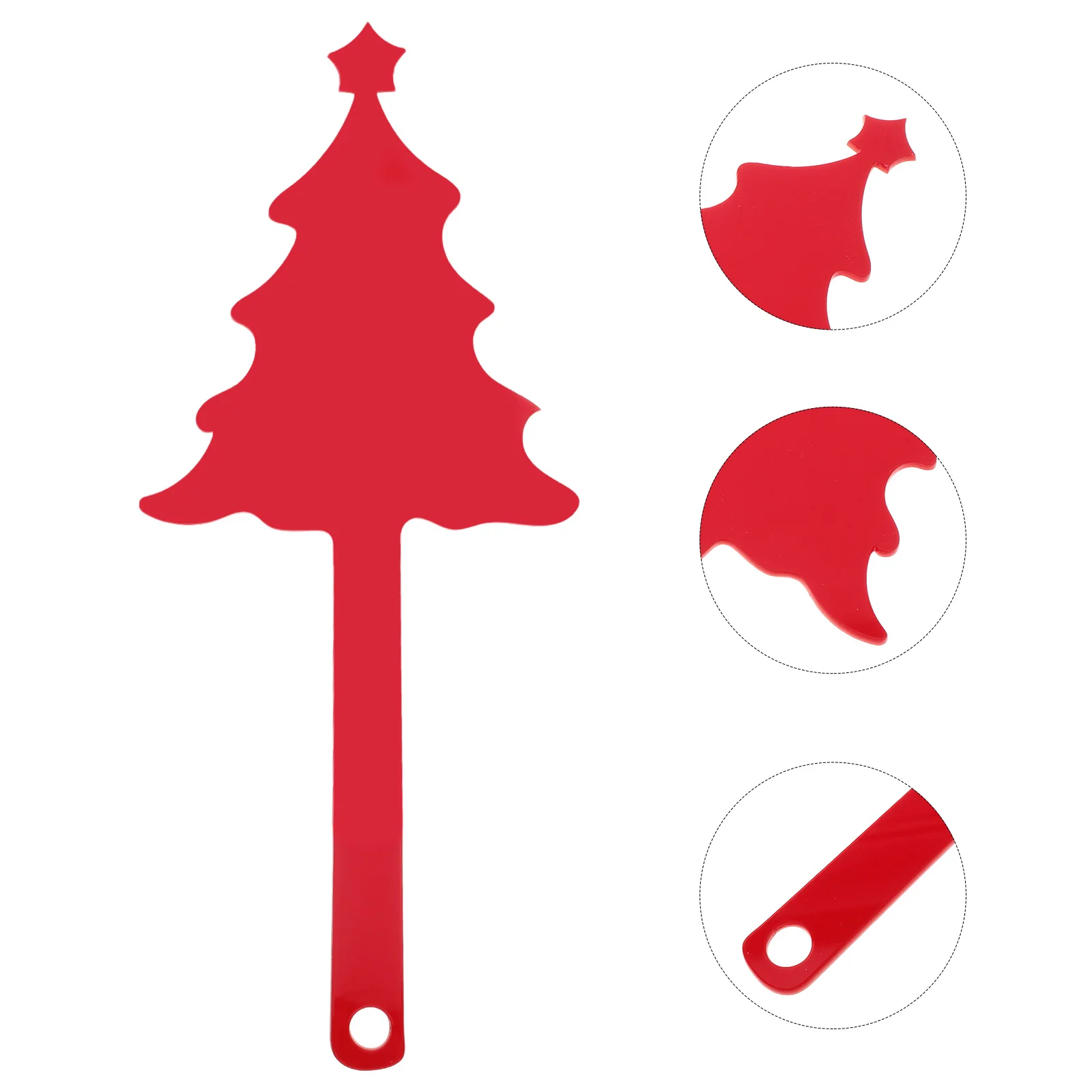 

Christmas Tree Skiing Dog Red Acrylic Mailbox Replacement Flag Durable Decorative Flag for Yard Garden Mailbox