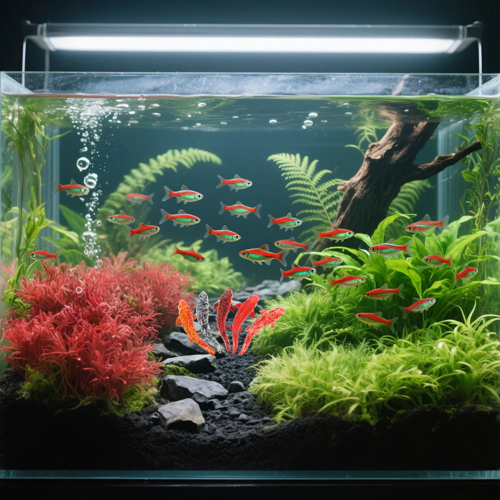 10 Pcs Realistic Fish Figurines Mini Aquarium Decor Plastic Goldfish Models Vibrant Fish Tank Naments Landscape Garden