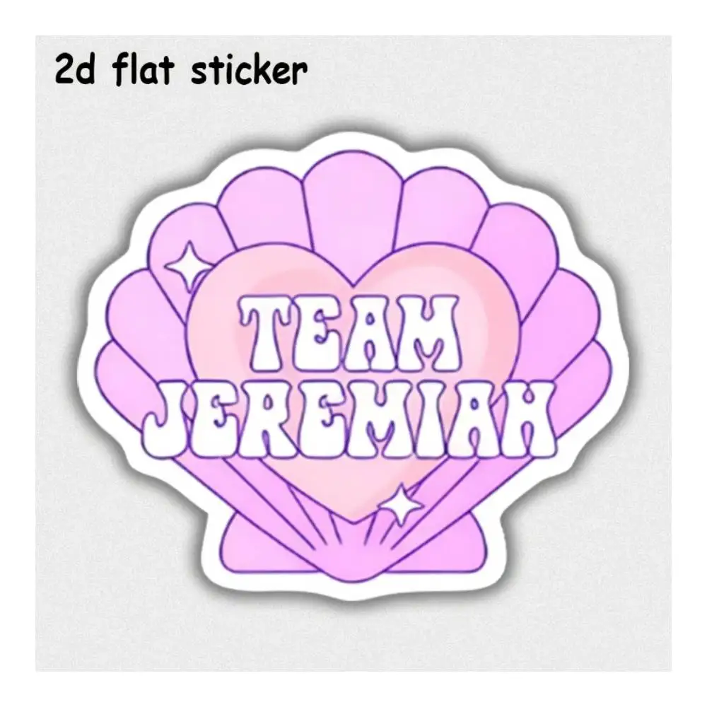 Team Jeremiah Shell Design Waterproof Decal For Laptops, Cars, Motorcycles, Water Bottles & Smooth Surfaces