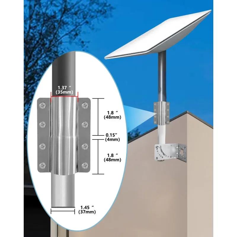 Kit d'installation d'antenne de télévision extérieure, adapté pour StarexhausV2, accessoires Starexhaus, kit d'installation de satellite Internet