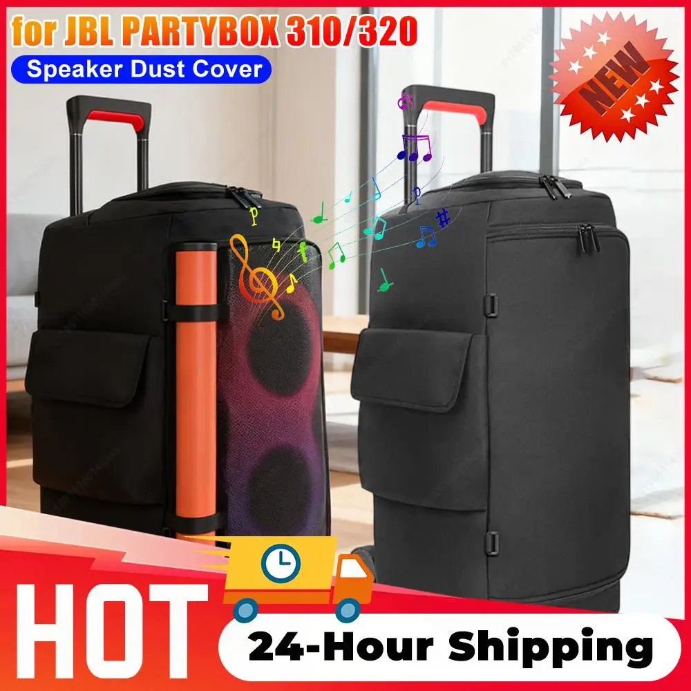 

Portable Party Speaker Storage Bag Protective Dust Cover for JBL PARTYBOX 310/320 Speaker Protective Cover with Mic Pocket