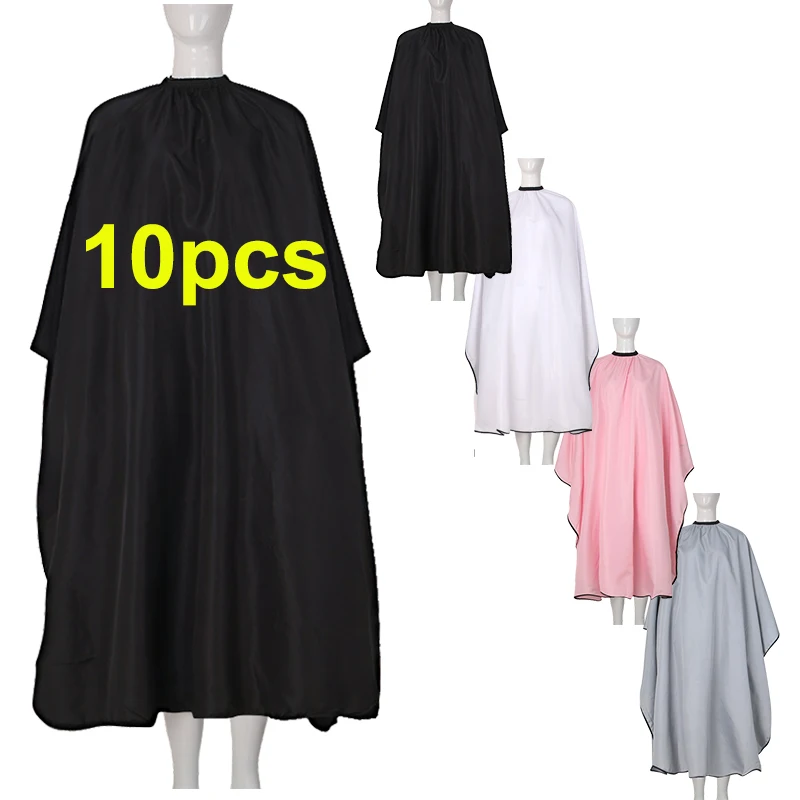 Capa de cabeleireiro para salão de beleza, avental de barbeiro, 10