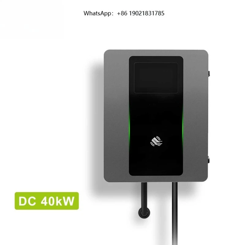 New 40kW fast DC electric vehicle charging station, commercial use, supports 4G/WiFi, compatible with OCPP CCS2/CCS1/GBT/NACS pl
