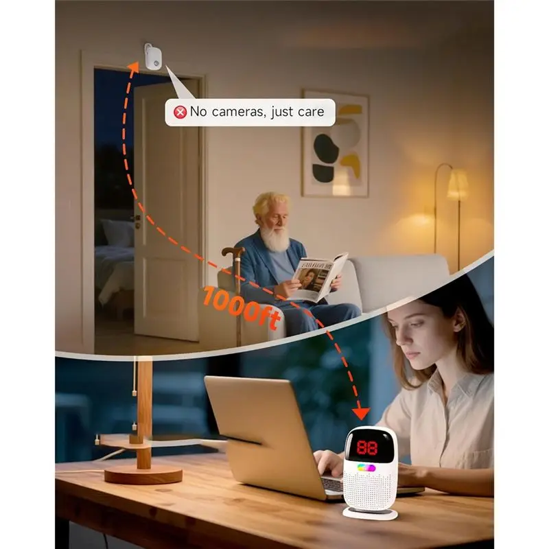 Bed Alarms For Elderly Bed Alarms For Elderly Dementia Patients Motion Sensors For Fall & Room Exit Alerts