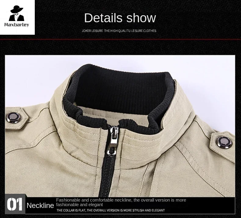 Winter Cargo Jacket Men\'s Thickened Fleece-lined Pocket Pure Cotton Parka Vintage Field Hunting Warm Windproof Boxing Coat