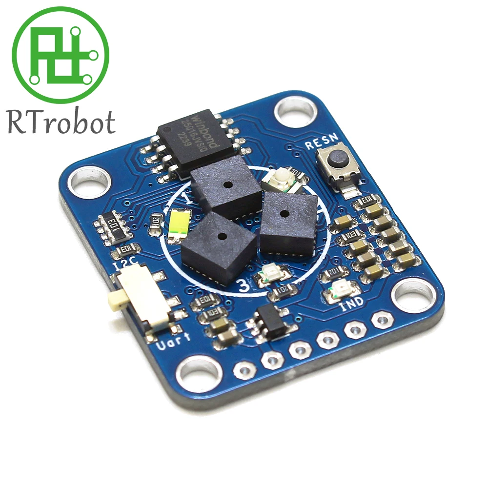 Imagem -02 - Módulo Sensor Espectroscópico Cobrindo a Faixa de Comprimento de Onda de 410nm a 940nm As7265x Qwiic As72651 As72652 As72653