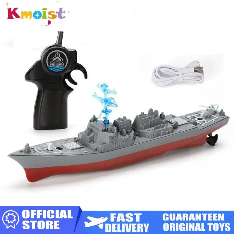 RC Simulation Warship Aircraft Carrier High-Speed Remote Control Ship 2.4G Radio Controlled Boat Speedship Toys for Boys Gifts