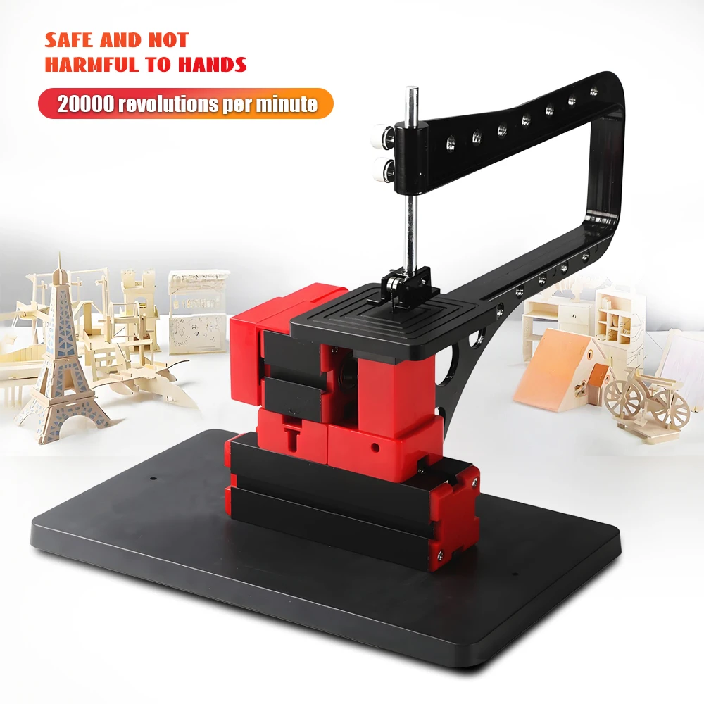 

Small Wire Saw Machine Lathe Milling Tool Portable Mini Bow Arm Wire Saw 24W 20000RPM Metal Sawing Machine Milling Machine