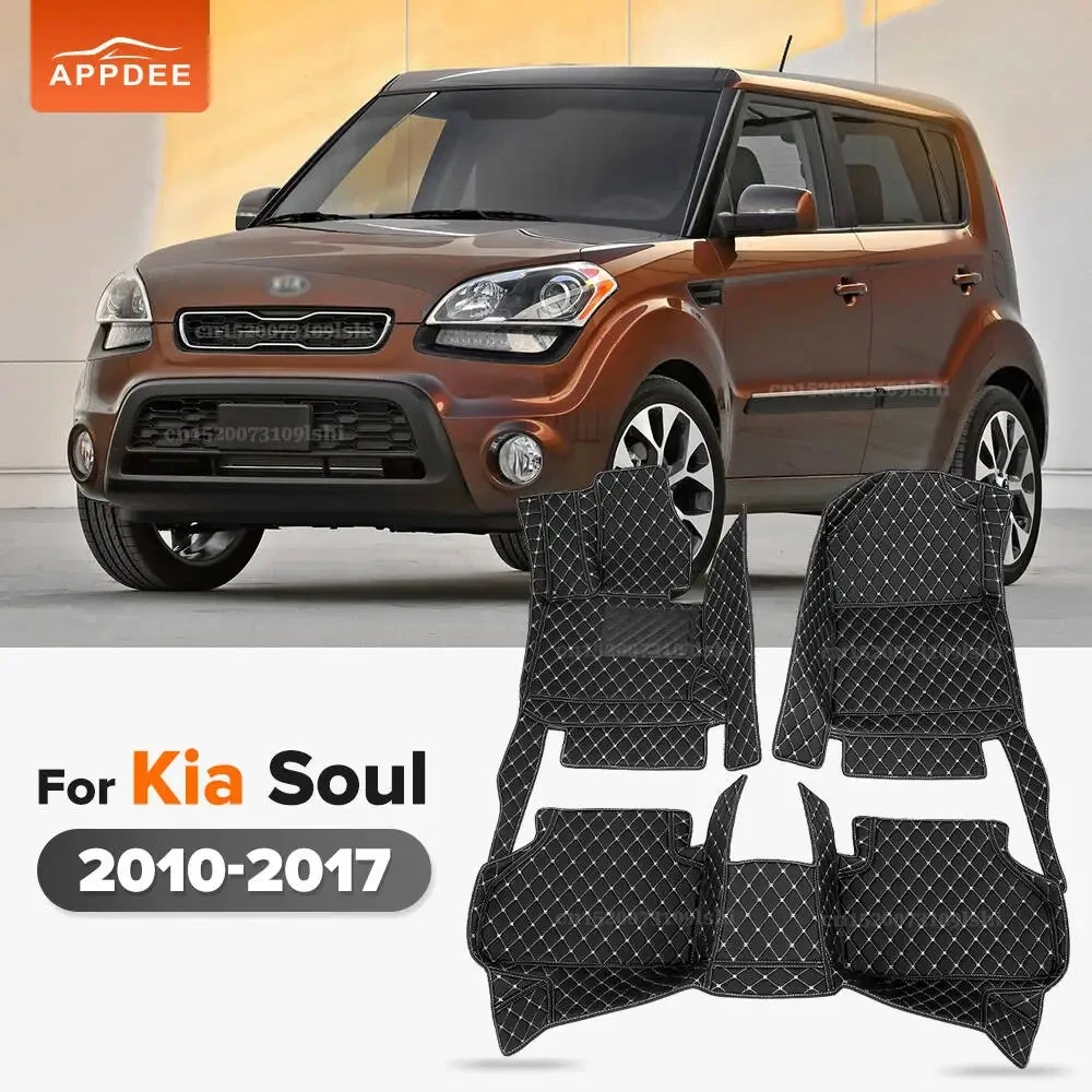 

Car Floor Mats For Kia Soul 2010 2011 2012 2013 2014 2015 2016 2017 Custom Auto Foot Pads Carpet Cover Interior Accessories