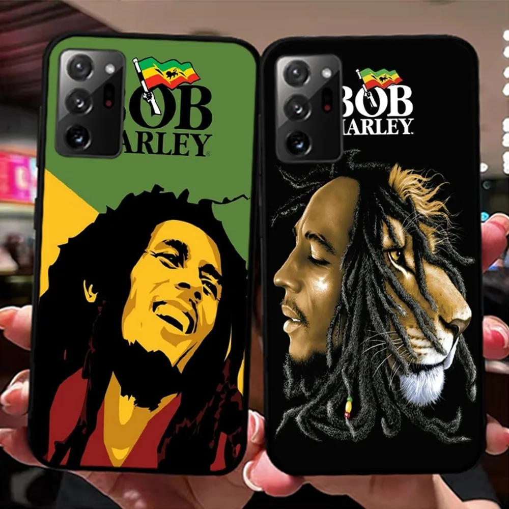 Bob Marley Rasta Lion Phone Case For Samsung Note 8 9 10 20 pro plus lite M 10 11 20 30 21 31 51 A 21 22 42 02 03