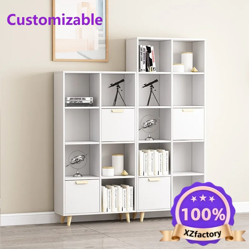 Factory Direct 2026 Top RatedMadera maciza, estantería para grietas, salón, estantería, estantería, estilo japonés