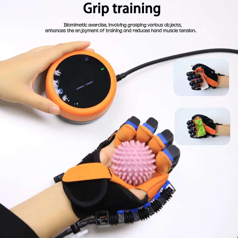 Smart Electric Hand Rehabilitation Glove Five Finger Flexion Extension Training Massage Robot Hand Function Recovery Exercise