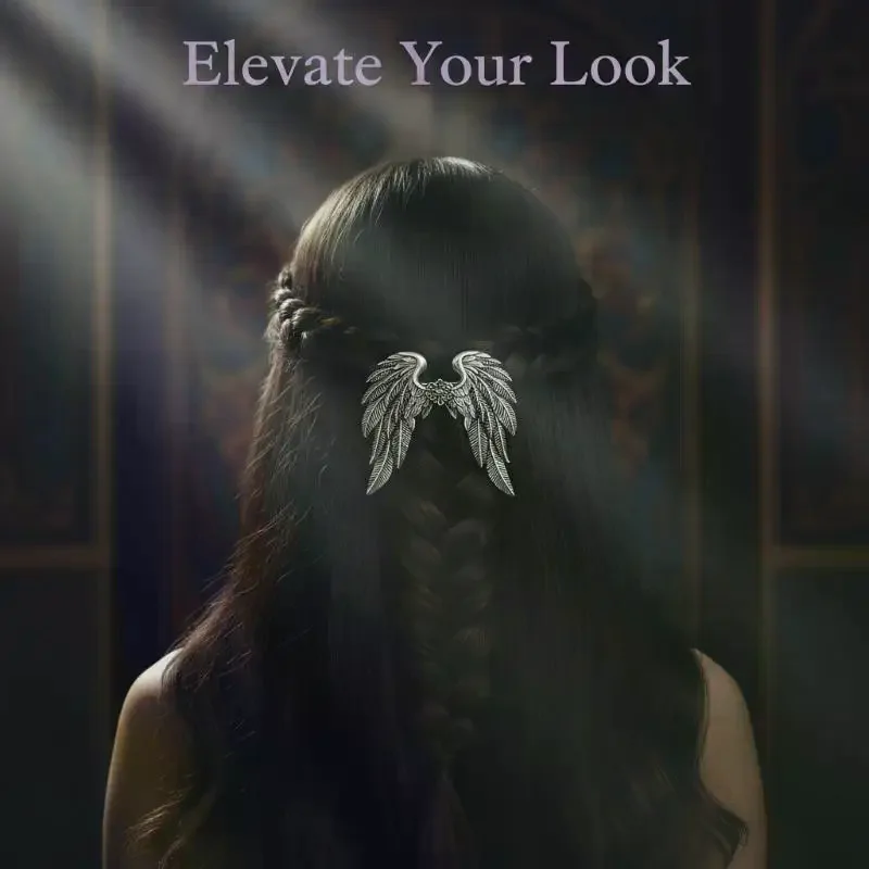 

1/2 Pcs Angel Wing Hair Clip Cute Non-Slip Hair Grip For Women Girls Daily Party Hairstyle Accessories 엔젤윙 헤어클립