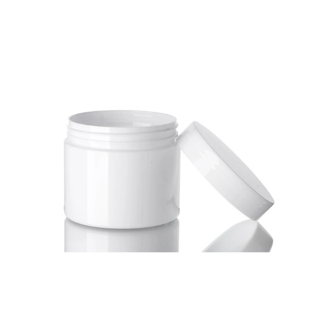 20pcs/lot 50ml-250ml Empty Cream Jar with Lid Plastic Makeup Cream Bottle Facial Mask Pomade Cosmetic Container Refillab