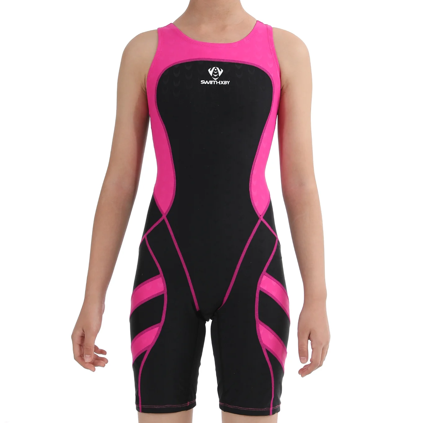 

Купальники из быстрой кожи 2025, быстросохнущий и устойчивый к хлору спортивный цельный купальник для девочек Upf 50+, купальный костюм