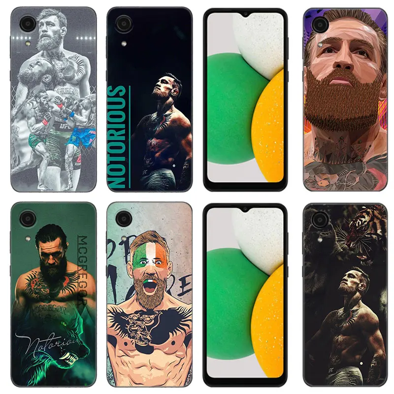 U-Ufc Conor M-McGregor Black Phone Case For Samsung Galaxy A01 A03 Core A04 E A02 A05 A10 A20 A21 A30 A50 S A6 A8 Plus A7 2018