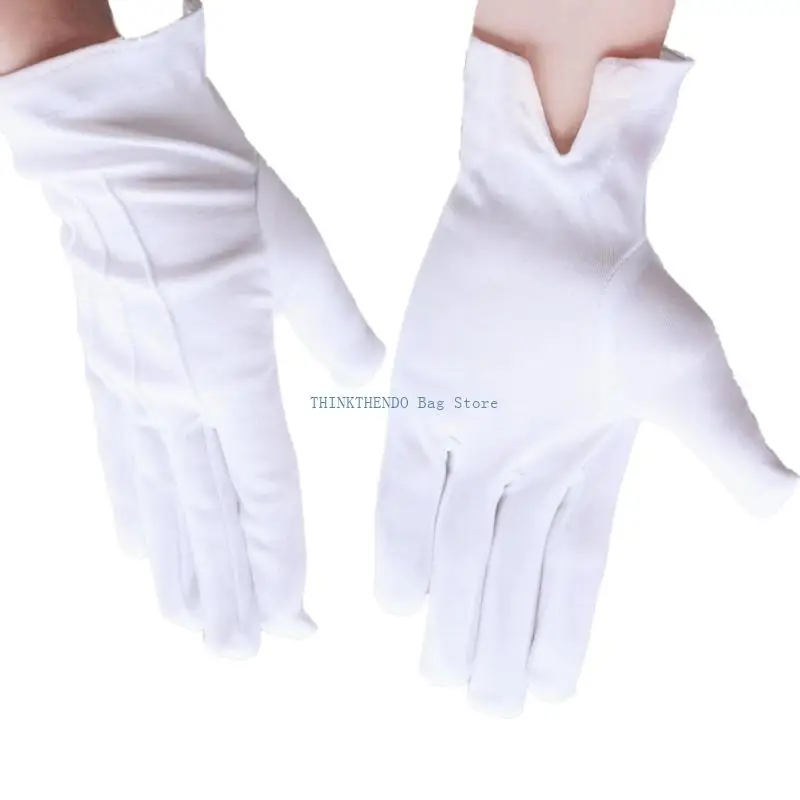 340D 2lots Touches Screen Moisturising Gloves Moisturising Mittens White Label Glove for Professional Use In Hotels