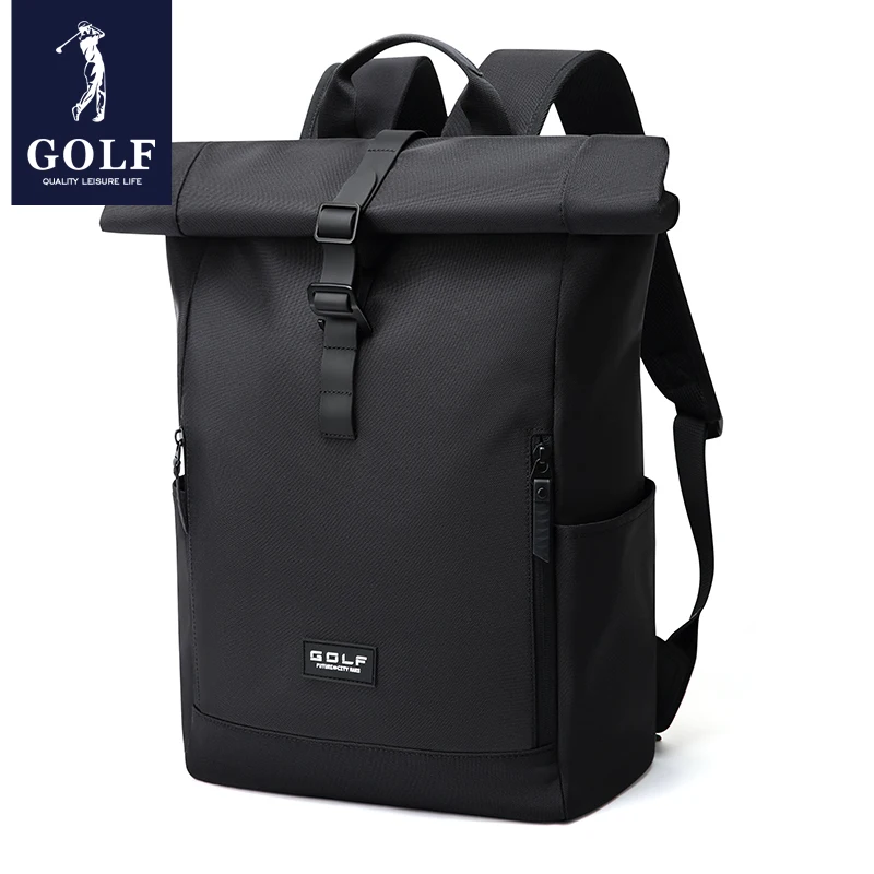 GOLF Men's Backpacks Expandable Laptop Backpack 15 6 inch Notebook Compartment Black Fashion Back Pack Bag Work Man Waterproof