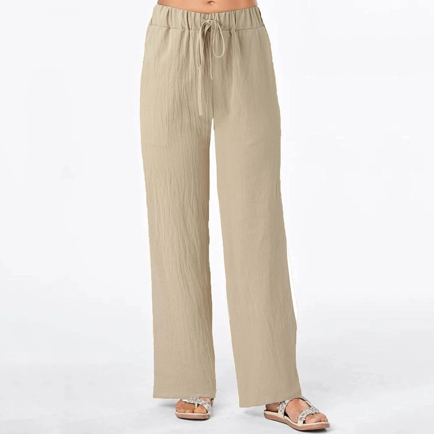 Upgrade Your Closet with Stylish, Cozy High-Waisted Statement Pants - Elevate Your Ensembles to New Heights with All-Day Eleganc