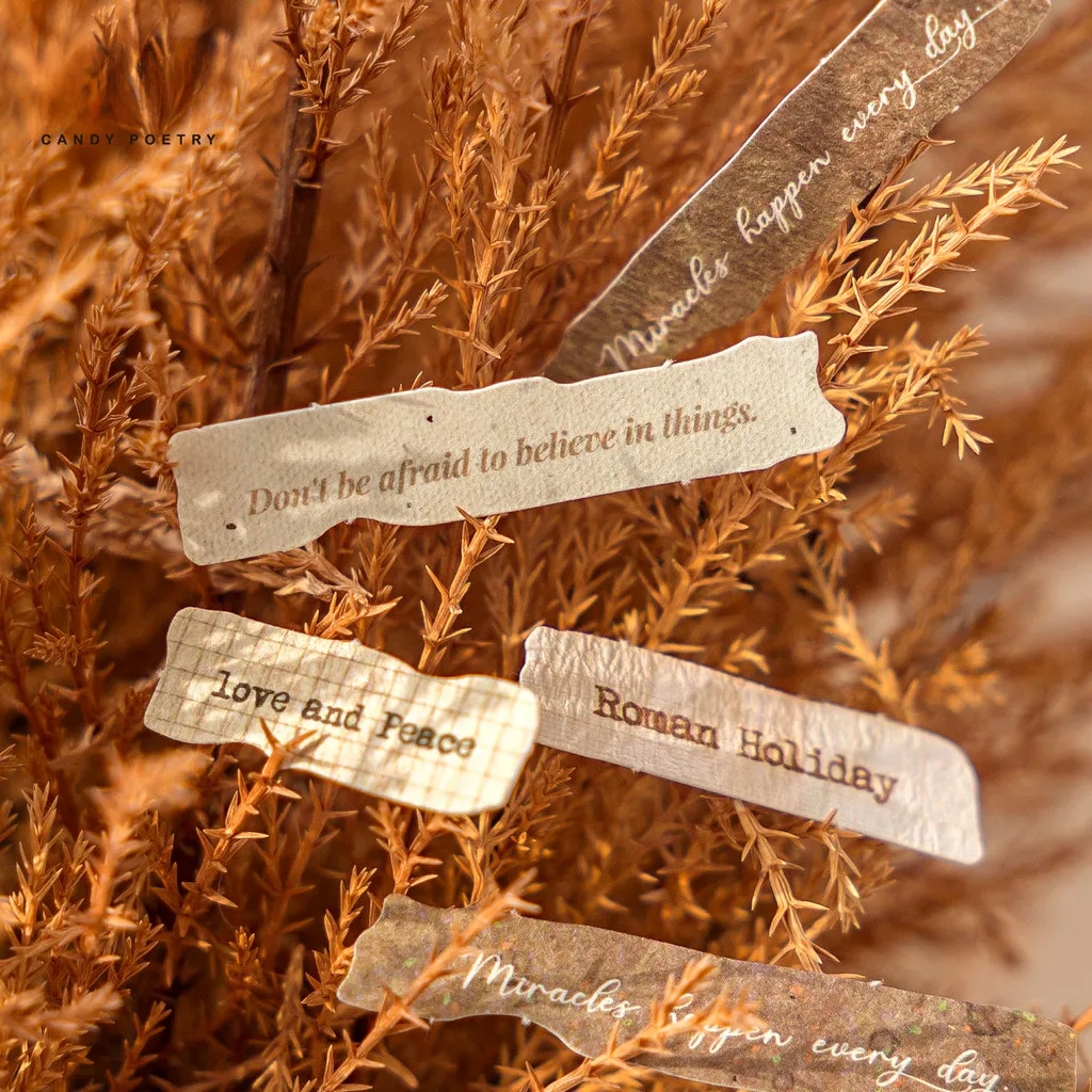 50 قطعة ملصق التسمية الإنجليزية DIY بها بنفسك مذكرات لاصقة تزيين ألبوم سكرابوكينغ غير المرغوب فيه مجلة كلية القرطاسية مخطط #2