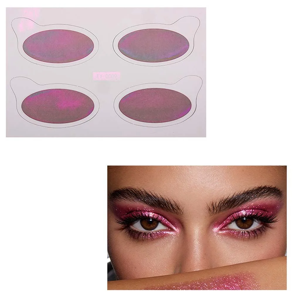 

Fake Tattoo Eye Shadow Tattoo Stickers Wedding Tool Eye Shadow Paste Feel Change Color Tattoo Decals High Gloss Waterproof