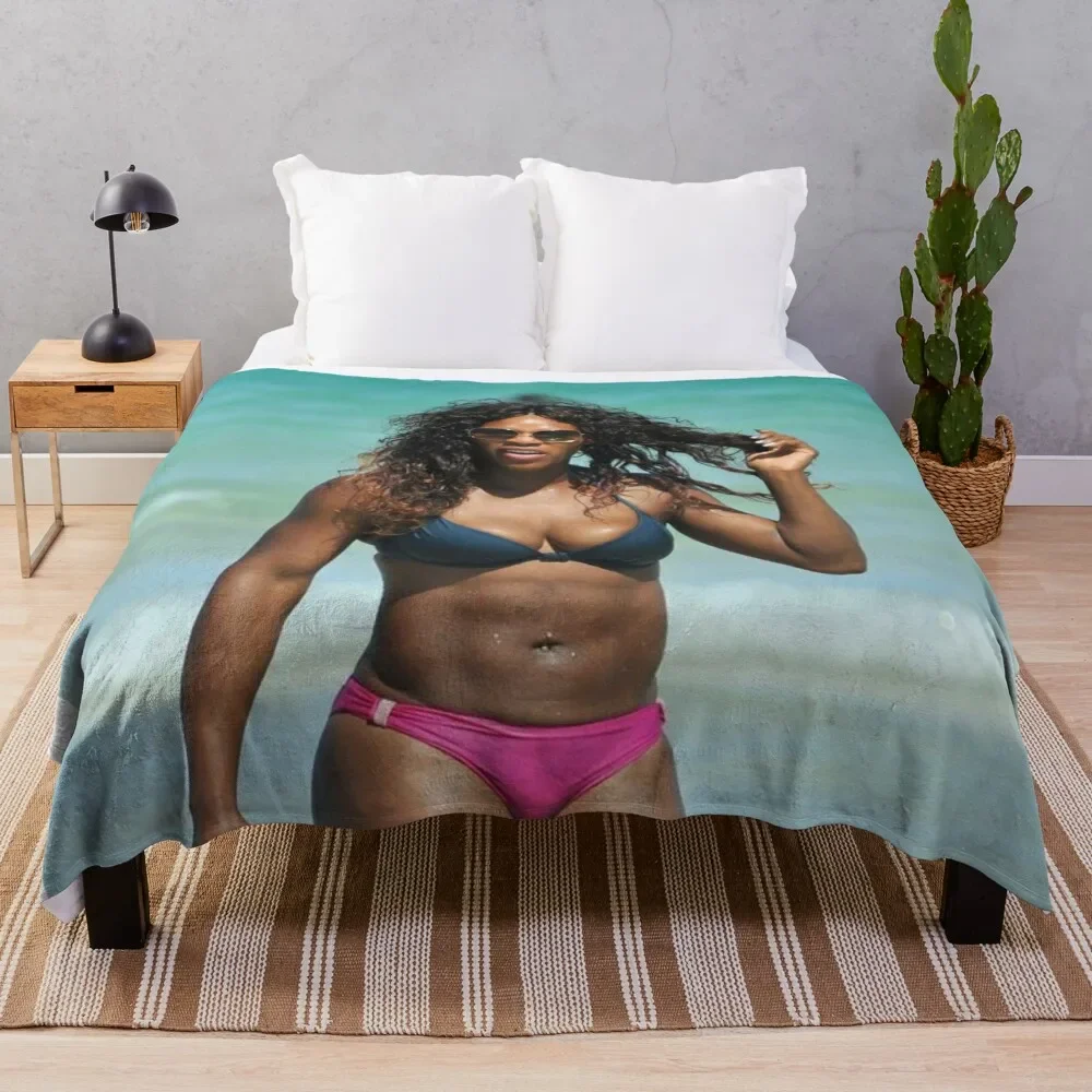 Serena Williams #222 Throw Blanket For Decorative Sofa Extra Large Throw for sofa Blankets