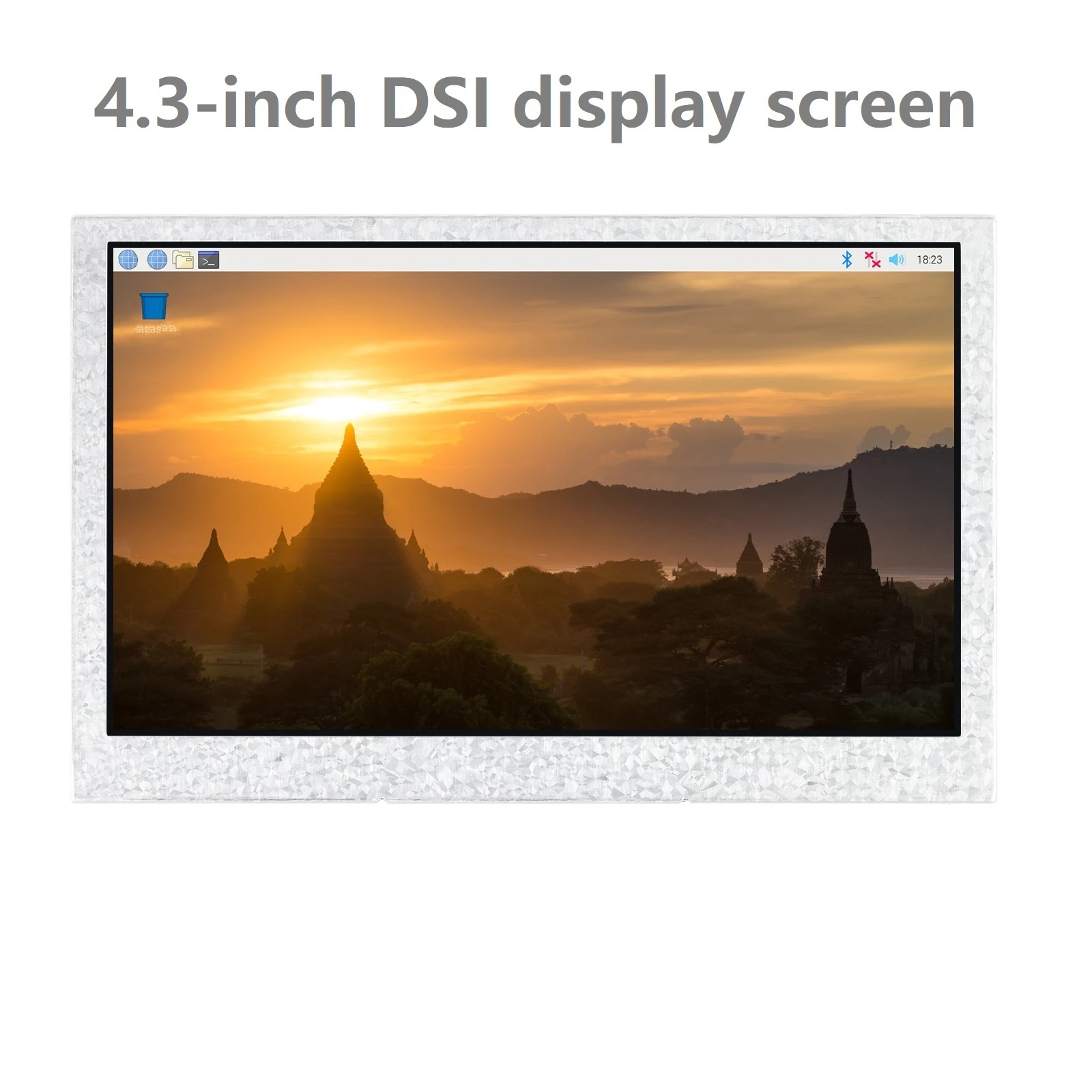 4.3 inch DSI display screen 800×480 pixels thin and thin screen design IPS display panel