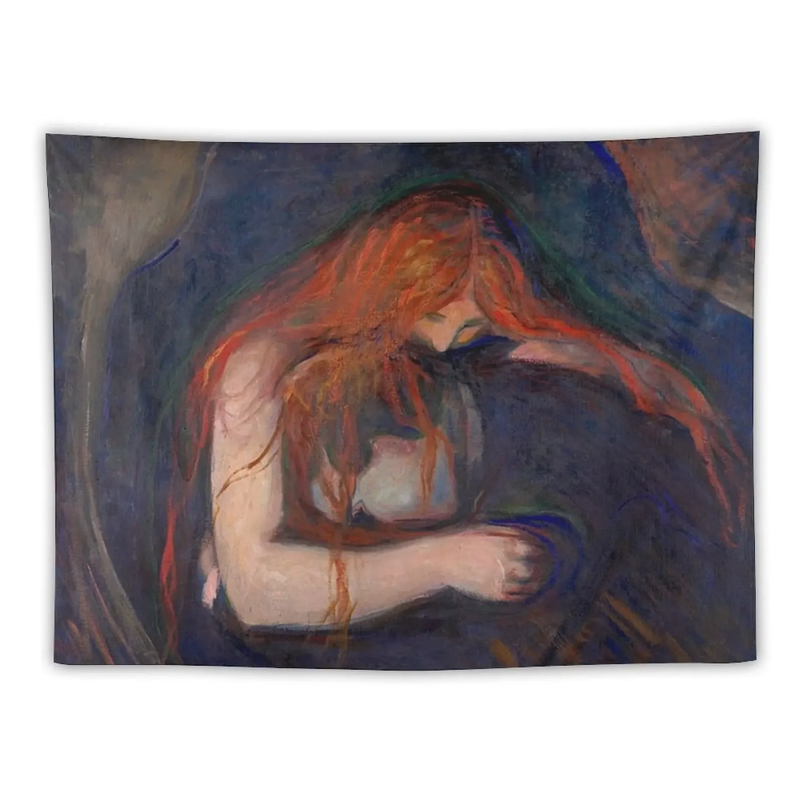 

Love and Pain by Edvard Munch Tapestry Bed Room Decoration Funny Room Ornaments Decor Home Tapestry