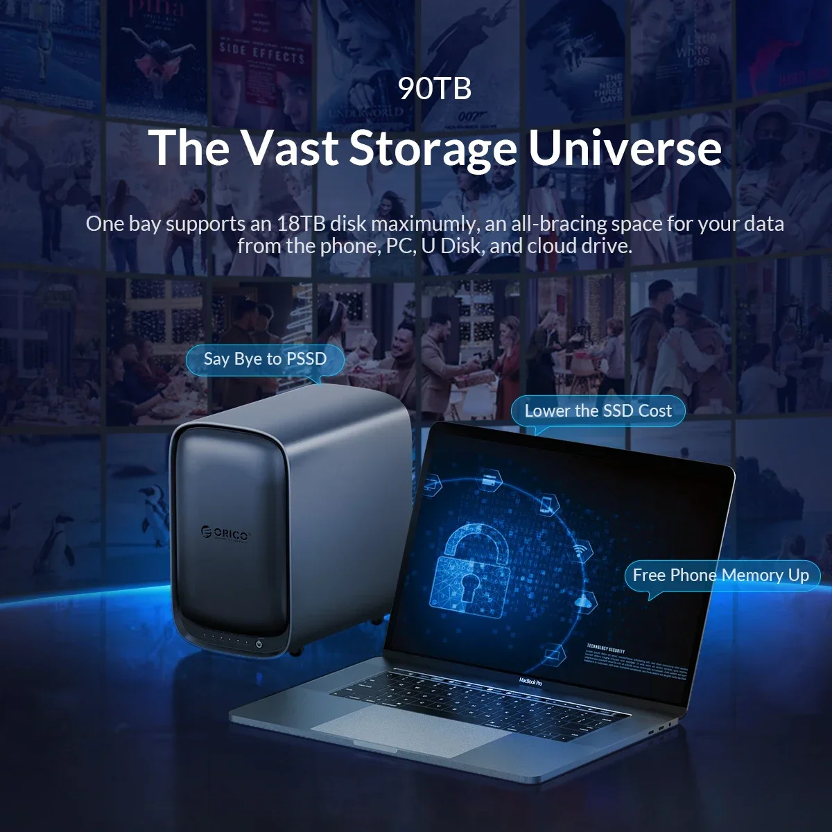 خادم تخزين سحابي خاص من أوريكو، خادم الوسائط Plex، Netwerk، خادم الإنترنت، 5 خليج، رباعي النواة، 2.8 جيجا هرتز #6