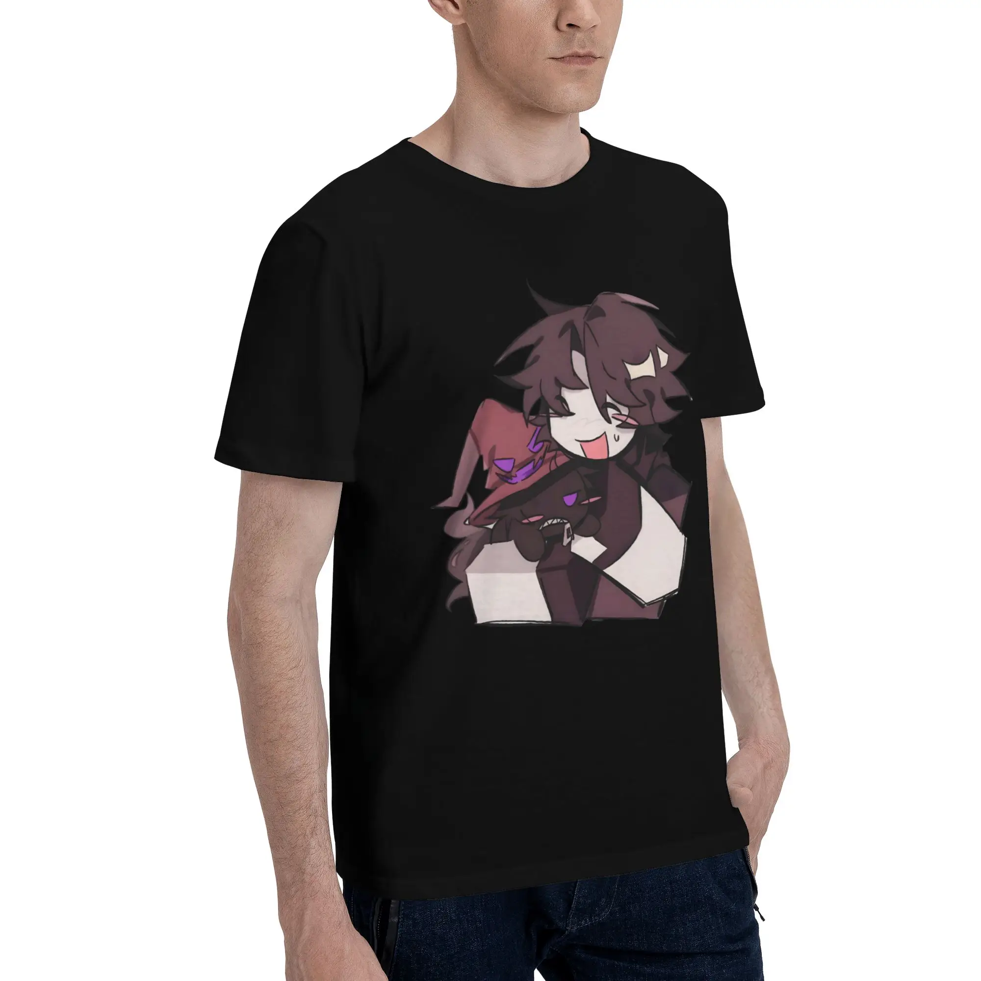 Humorous Azuretime Anime Azure Two Time T-Shirts for Men O Neck 100% Cotton T Shirts  Short Sleeve Tees 4XL 5XL 6XL Clothing