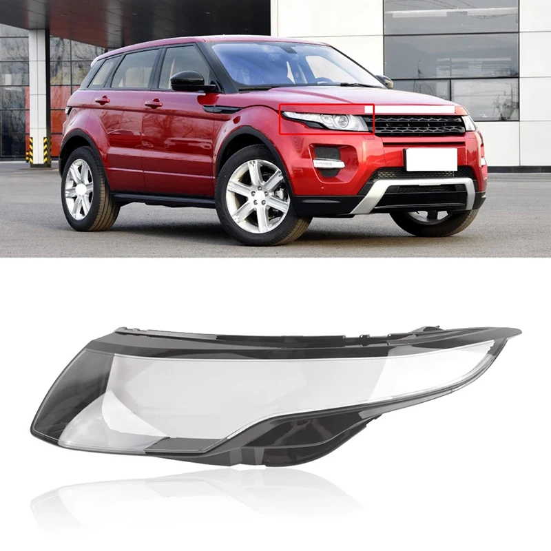 

Car Front Headlight Head Light Lamp Lens Shell Cover Replacement for Land Rover Range Rover Evoque 2012-2015 Left