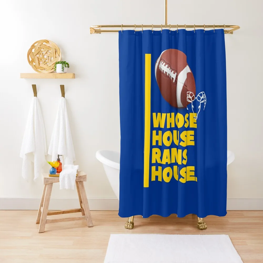 

Whose House Rams House Shower Curtain Bathroom Accessory Bathroom And Shower Elegant Bathroom Curtain