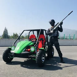 Cheap Gas Gasoline Powered 150CC Frame Adult Buggy Go Kart 2 Seater Petrol 80 Km/h 10 Inch Rim Off Road Go Kart