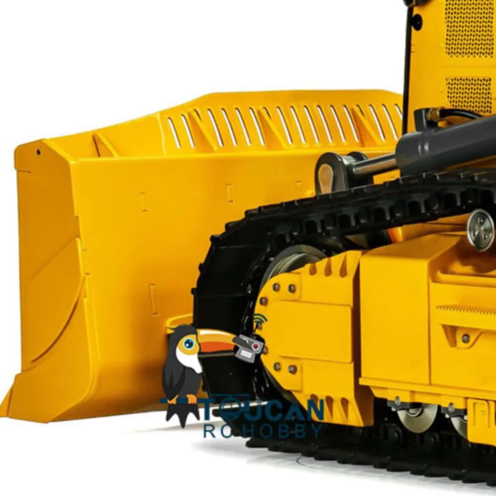 

LESU Aoue 850K 1/14 Hydraulic RC Bulldozer PL18EV Lite Black Track Metal Painted Finished Dozers for Boys Gifts TH22779