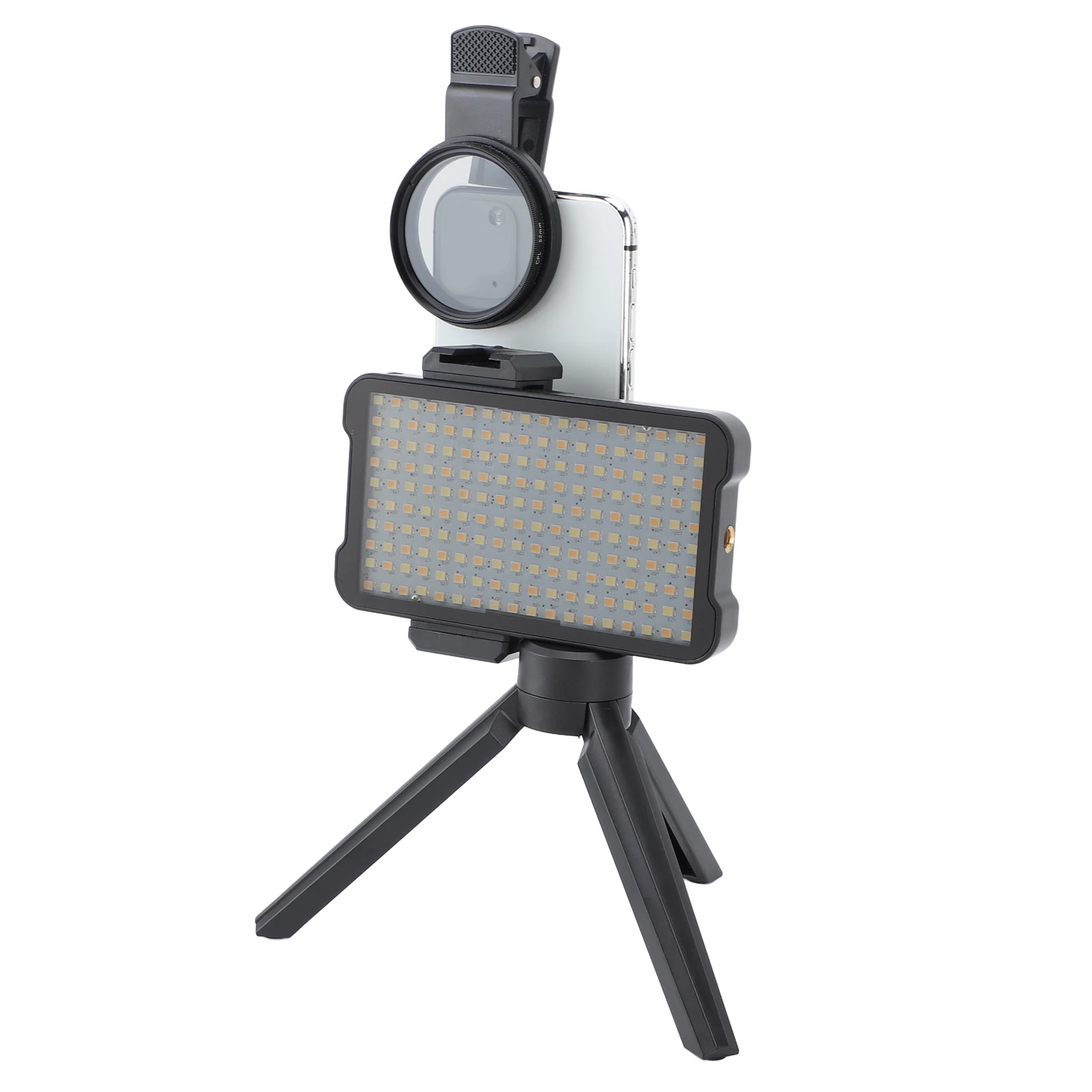 

ZK20 Reduce Reflected Fill Light with 52mm CPL Lens Filter Wireless Rechargeable 2400K‑6400K Photography Fill Light