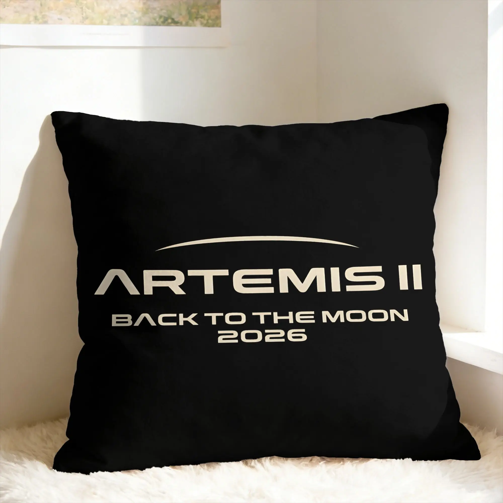 Artemis II Back to the Moon 2026 Pillow Case  Morden Pillow Cover Soft Pillowcases For Living Room Sofa