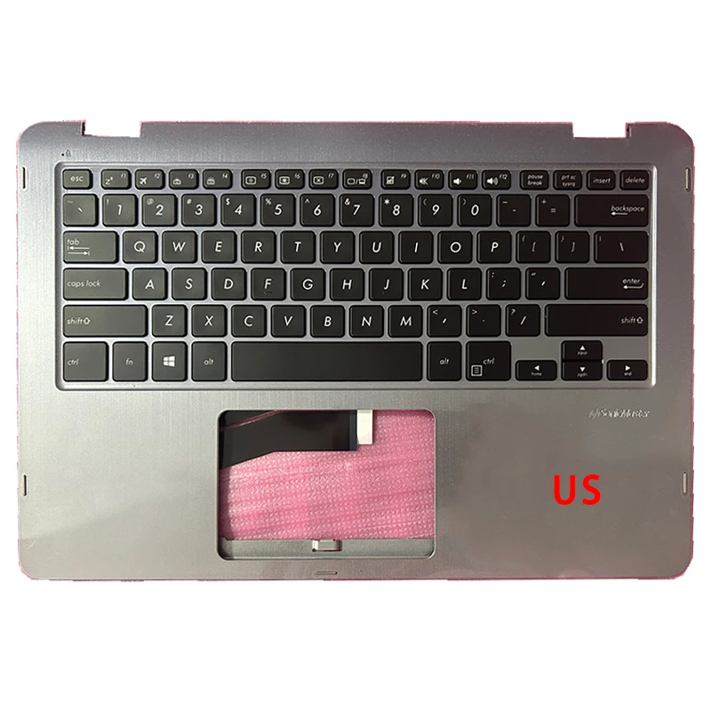 New For Asus Vivobook TP410 TP410U;Replacemen Laptop Accessories Palmrest/US Keyboard With Backlight