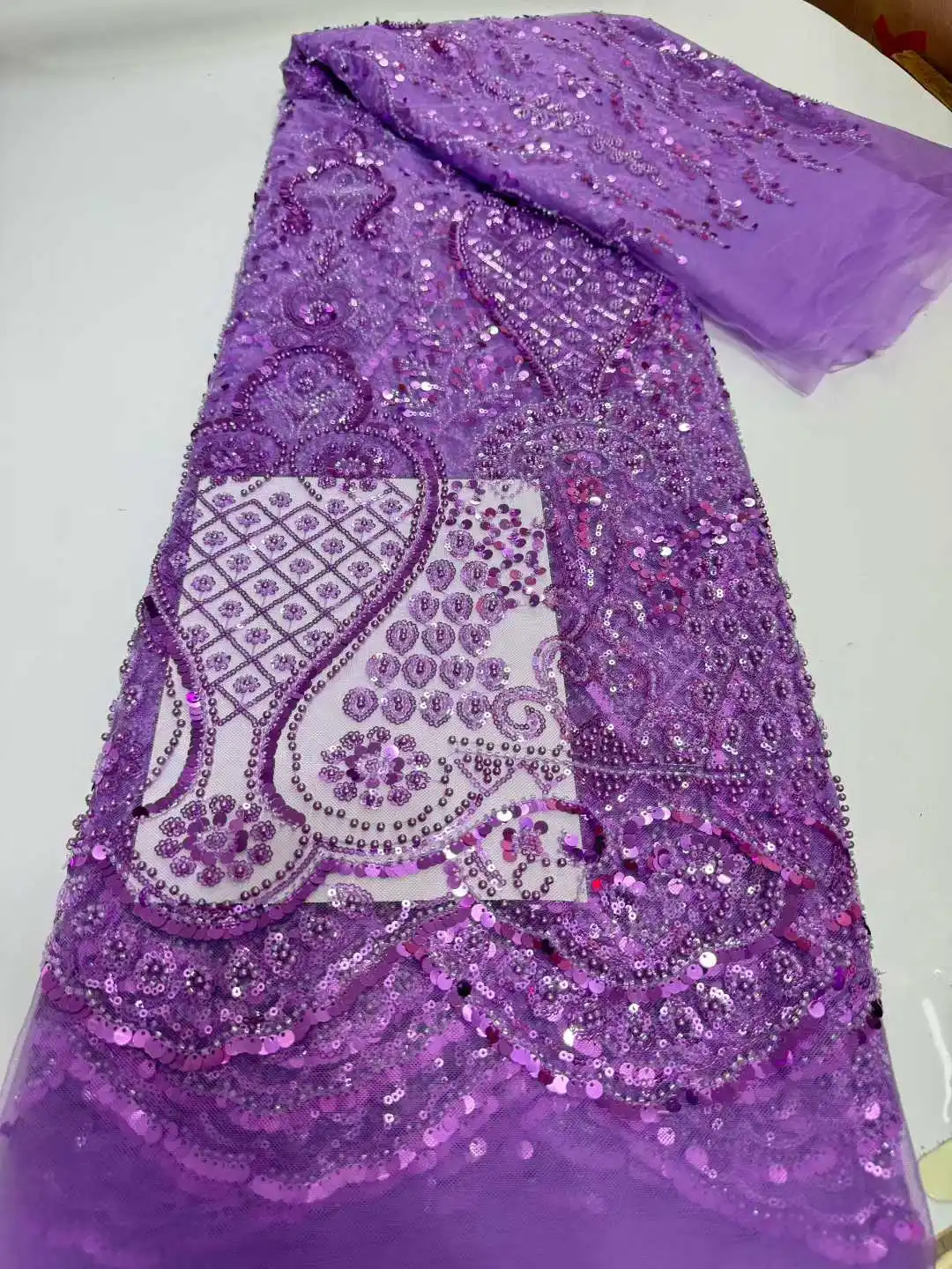 ผ้าลูกไม้ปักลายฝรั่งเศสแบบแอฟริกัน ประดับด้วยลูกปัด ผ้าทูลล์ 3 มิติ ประดับเลื่อม ชุดแต่งงานแบบไนจีเรีย ปี 2025 คุณภาพสูง หรูหรา สำหรับงานปาร์ตี้ ผู้หญิง