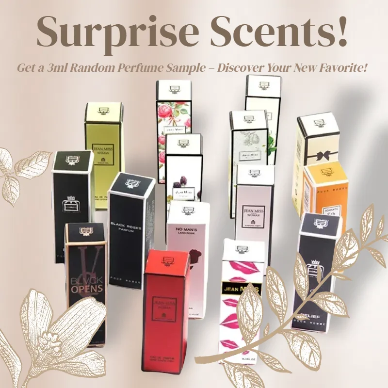 Conjunto de Perfume Mini Tamanho de Viagem 3ml para Mulheres e Homens, Fragrância Unissex, Eau De Toilette, Presente para Ela e Ele, Spray Corporal Desodorante