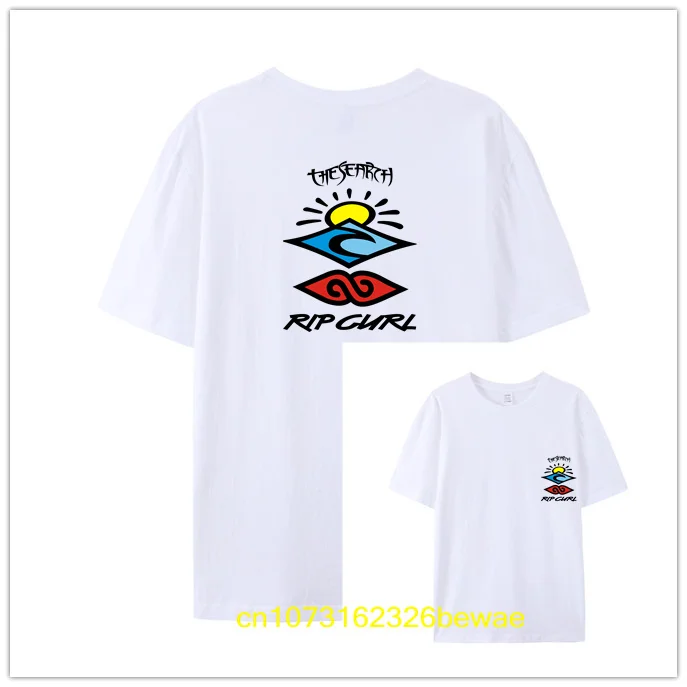 rip shirt curl skateboard skateboard 80s T Shirt Men\'s O Neck Short SLeeve Sleeve Clothes Personalized Male Colorful Shirts