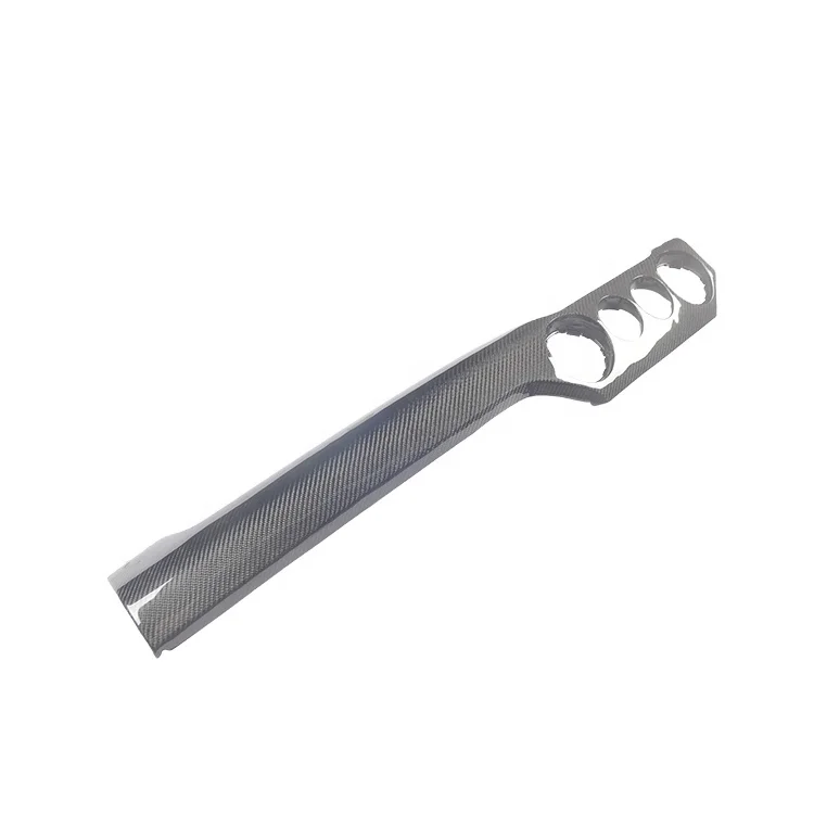 

Carbon Fiber Center Console Dashboard Panel 4 Holes Replacement For Ford Mustang GT Model Car Interior Accessories