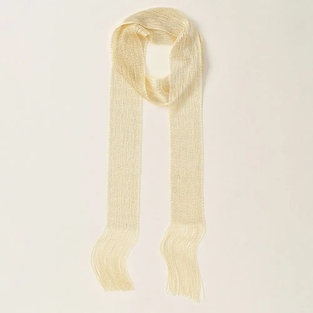 

Модный тонкий длинный шарф с кисточками в стиле ретро, винтажный шейный платок, универсальный роскошный брендовый дизайнерский шарф, повязка на голову