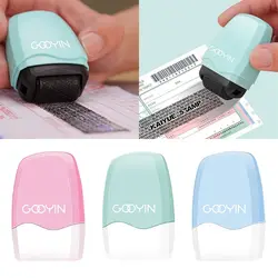 Identity ID Security Stamp Privacy Seal Applicator Confidential Stamp Photosensitive Seal Identity Protection Roller Stamps