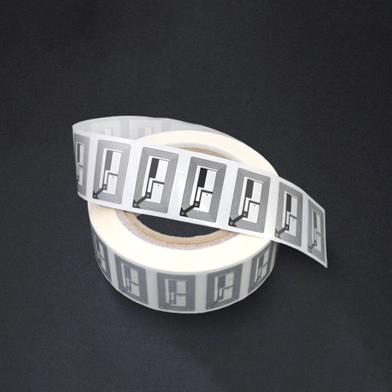 50 개/몫 13.56MHz ISO14443A F08 칩 30*15/40*25mm NFC 범용 라벨 태그 IC 카드 스티커 구리 플레이트 종이 M1 전자 태그