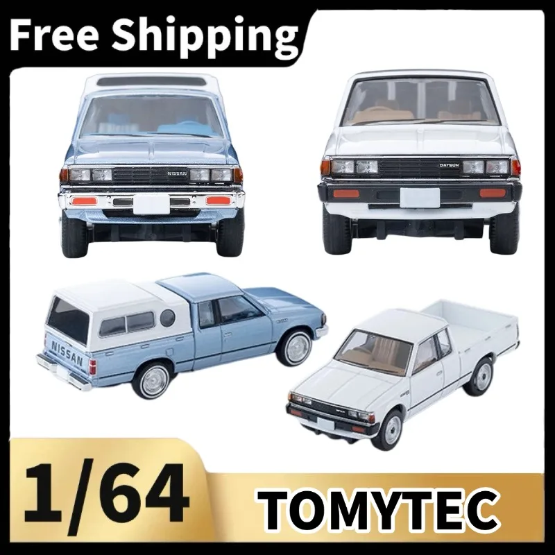 [In Stock] TOMYTEC 1/64 Diecast Datsun 720 Pickup Truck Model Set, 2‑Color Vintage Classic Collectible Vehicle
