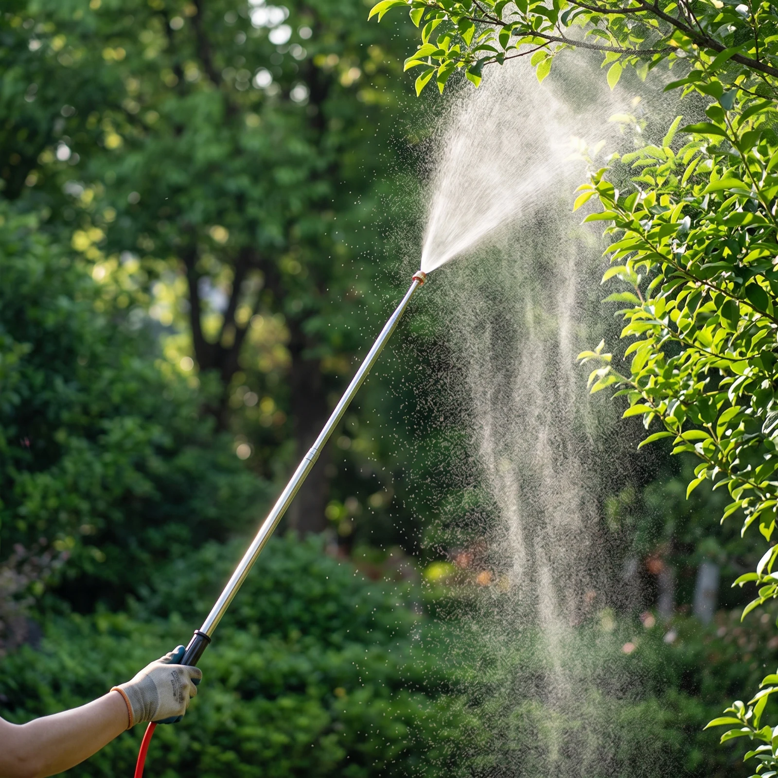 Telescopic Sprayer Wand Rust-Resistant Telescopic Spray Rod Spray Rod with Hose Heavy Duty Telescoping Wand High-Reach