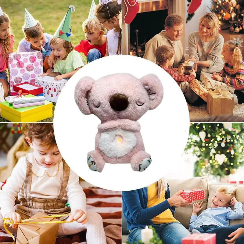 Kalmerende Koala Pluche Ademhaling Koala Slaap Buddy Koala Slapende Koala Pluche Ademhaling Koala Pop Knuffel Dier Rustgevend Speelgoed Voor