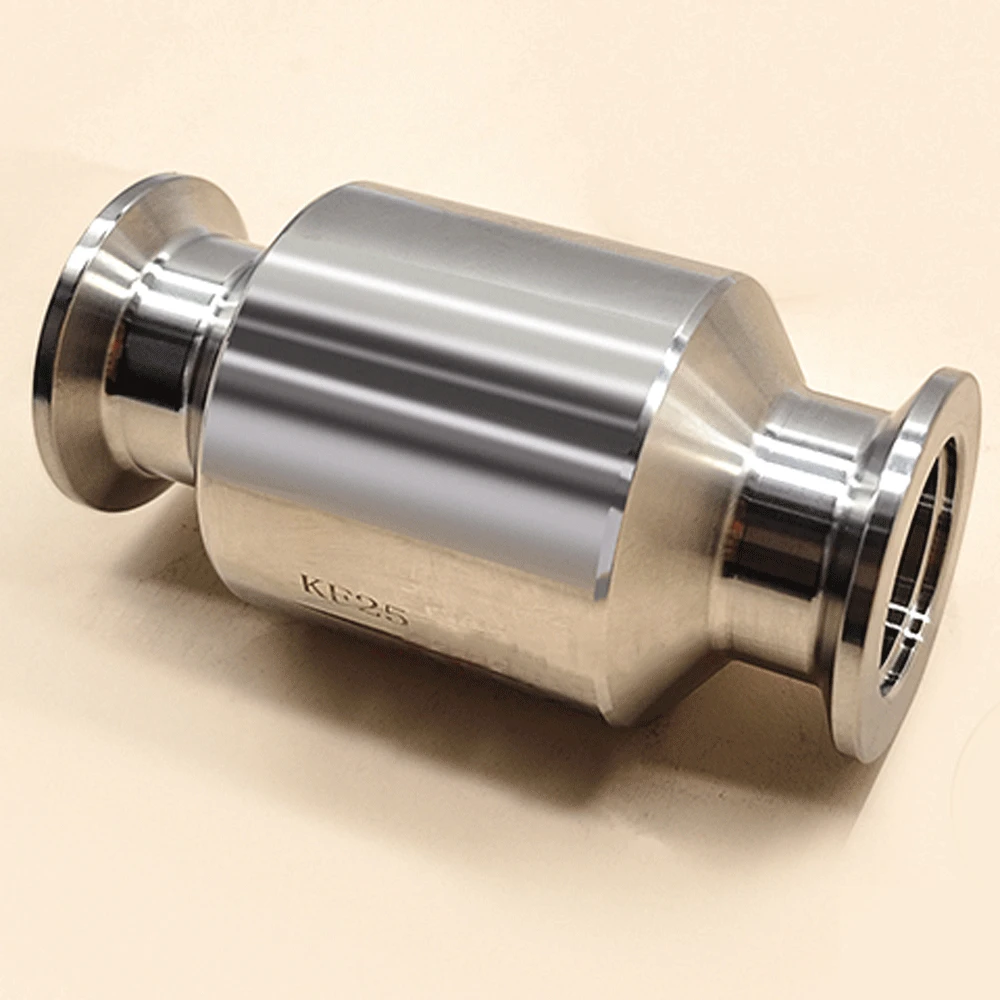 Kf16 kf25 kf40 kf 50 kf63 kf80 kf100 304 Inline-Einweg-Rückschlag ventil aus Edelstahl für Vakuumpumpe Homebrew – Detail 3